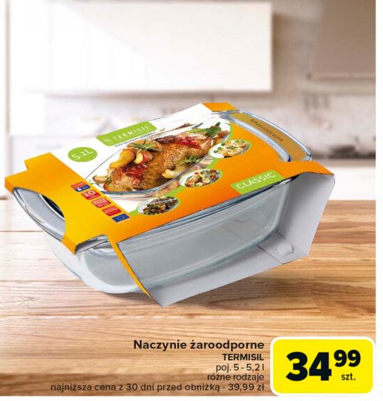 Naczynie żaroodporne 5.2 l promocja w Carrefour