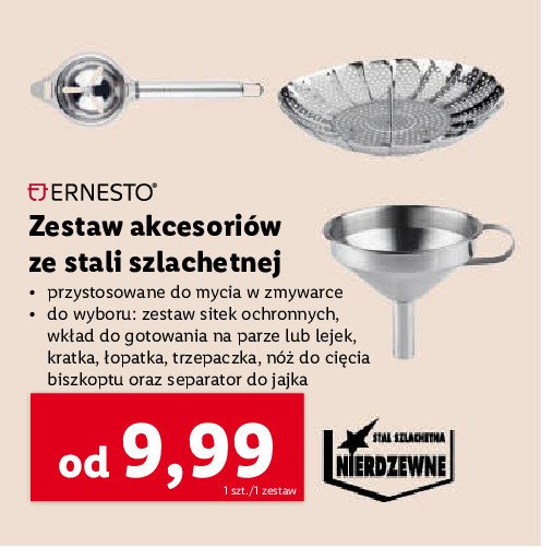 Wk艂ad do gotowania na parze Ernesto promocja