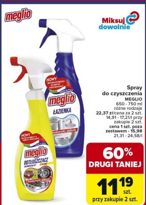 Spray do czyszczenia 650-750 ml różne rodzaje promocja w Carrefour