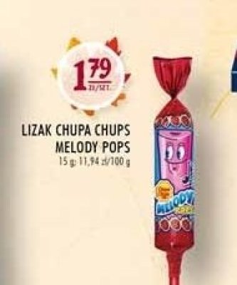 Lizak cola Chupa chups melody pops promocja