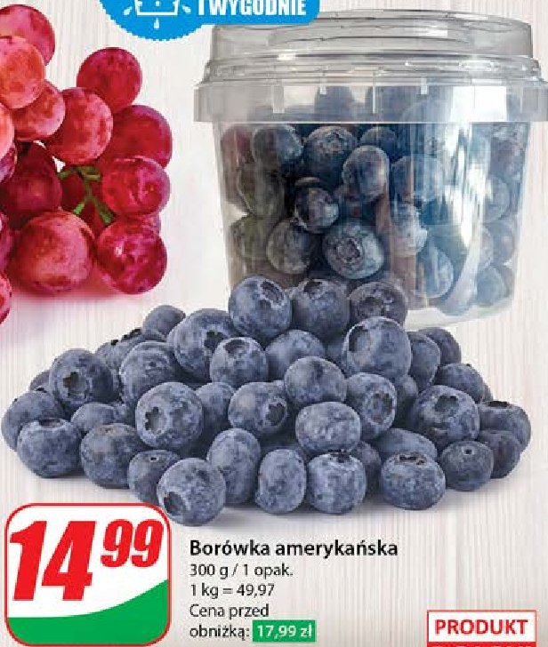 Borówki amerykańskie promocja w Dino