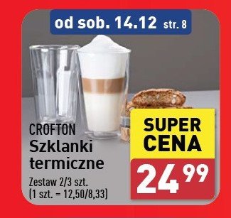 Szklanki termiczne 240 ml Crofton promocja