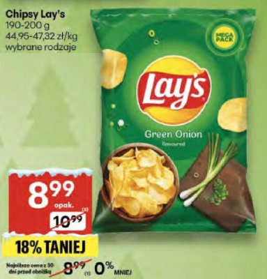 Chipsy Lay's promocja w Delikatesy Centrum