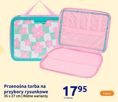 Przenośna torba na przybory rysunkowe promocja w Action