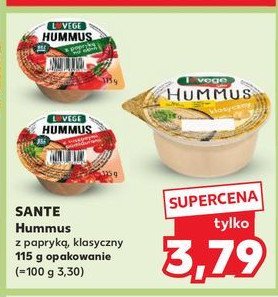 Hummus z papryką na ostro Lovege promocja w Kaufland