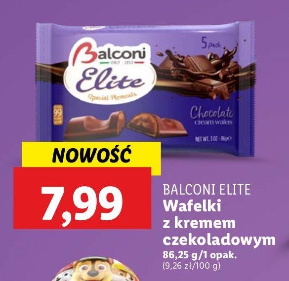 Wafelki elite Balconi promocja