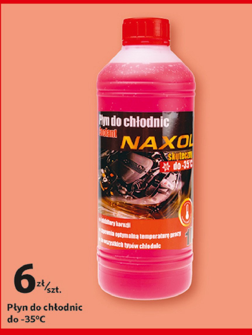 Płyn do chłodnic -35 c Naxol promocja w Auchan