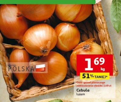 Cebula luzem promocja w Auchan