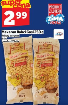 Makaron Babci Gosi 250 g promocja w TOPAZ