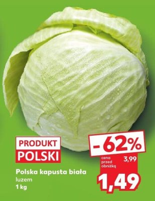 Kapusta biała luzem promocja w Kaufland
