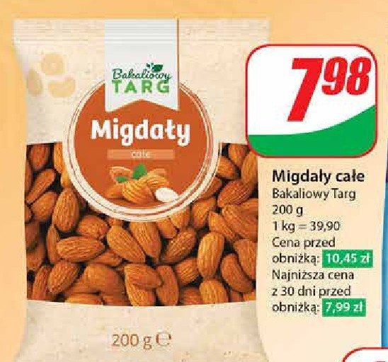 Migdały całe Bakaliowy targ promocja