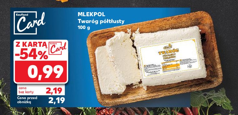 Twaróg połtłusty Mlekpol promocja