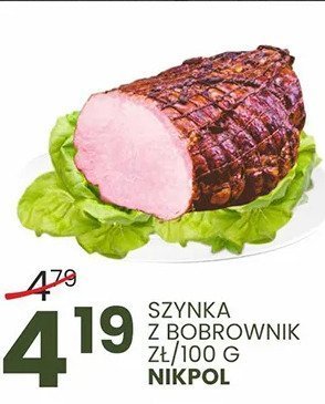 Szynka z bobrownik Mokpol promocja w Wafelek
