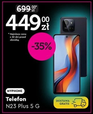 Smartfon N23 Plus 5G promocja w Biedronka