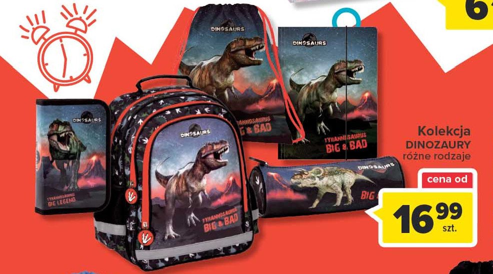 Plecak szkolny dinosaurs promocja