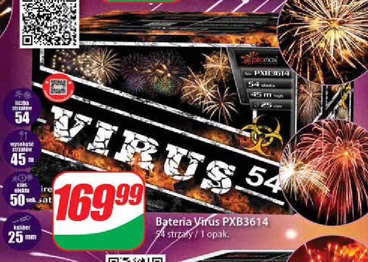 Rakiety virus pxb3614 Piromax promocja