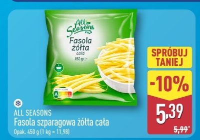 Fasola szparagowa żółta cała promocja w Aldi