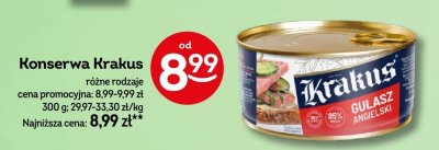 Konserwa Gulasz Angielski promocja w Żabka