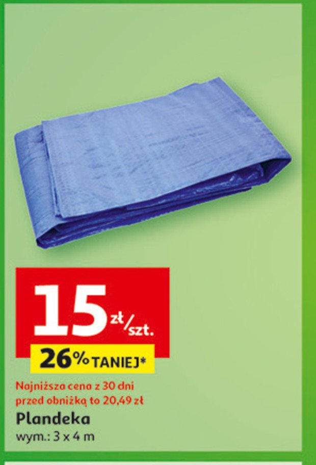 Plandeka 3 x 4 m promocja