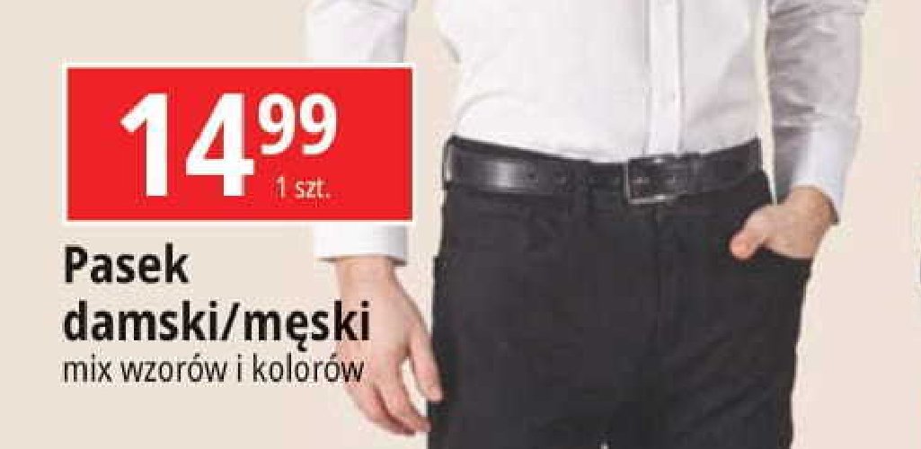 Pasek m臋ski promocja