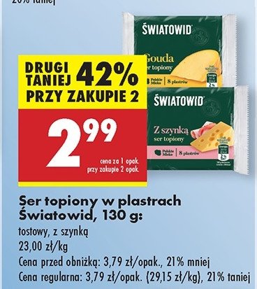 Ser gouda Światowid promocja w Biedronka