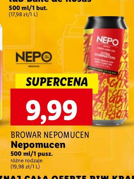 Piwo Nepomucen citra promocja