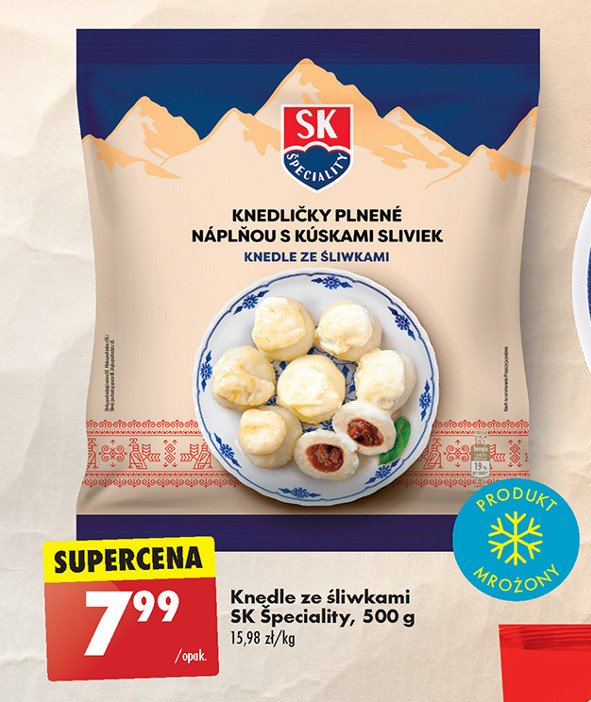 Knedle ze śliwkami Sk speciality promocja