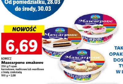 Ser mascarpone karmelowe Łowicz 1906 promocja