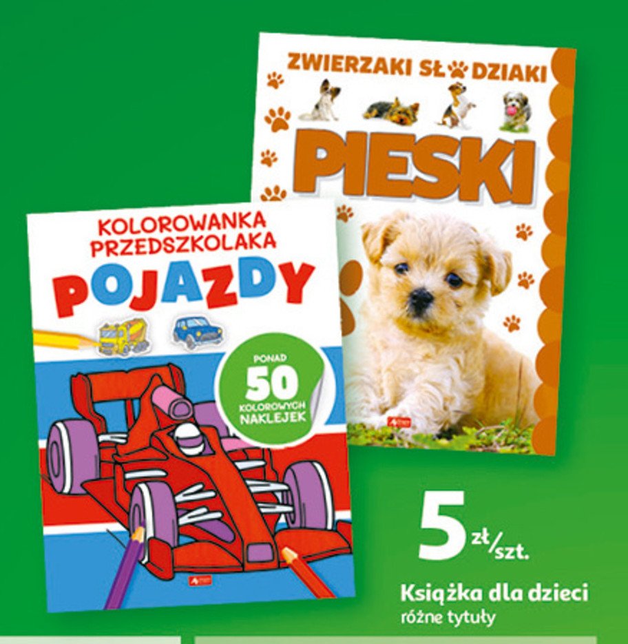 Kolorowanka przedszkolaka - pojazdy promocja