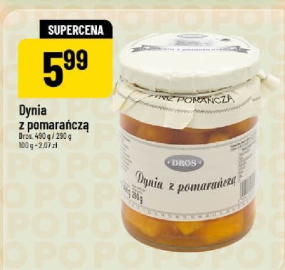 Dynia z pomarańczą Droś promocja w POLOmarket