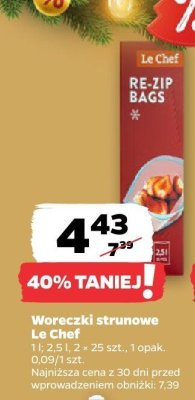 Woreczki strunowe promocja w Netto