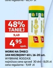 Worki na 艣mieci 60 l Jan niezb臋dny promocja