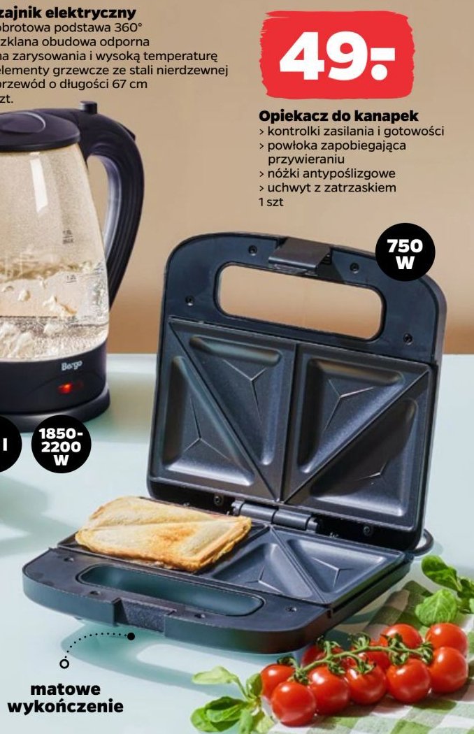 Opiekacz do kanapek 750 w promocja