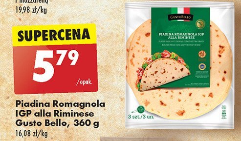 Piadina romagnola igp alla riminese Gustobello promocja