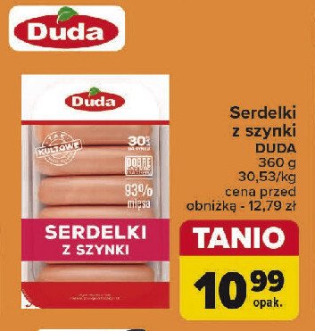 Serdelki z szynki Silesia duda promocja w Carrefour Market