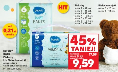Pieluchy dla dzieci xl 6 Bevola baby promocja