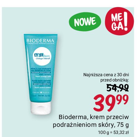 Krem ochronno-regenerujący przeciw podrażnieniom skóry BIODERMA ABCDERM promocja