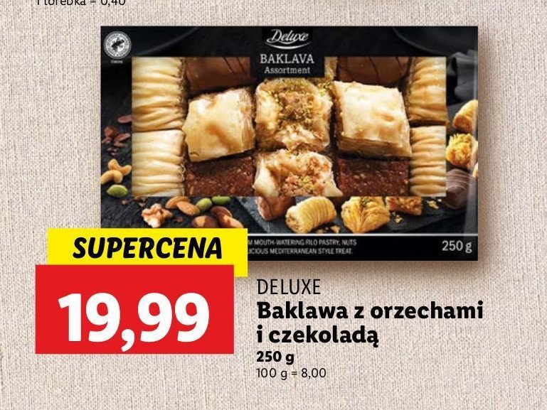 Baklawa Deluxe promocja w Lidl