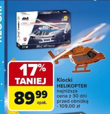 Klocki COBI HELIKOPTER promocja w Carrefour