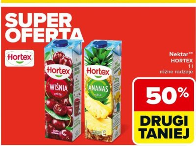 Nektar Hortex wiśnia 1l promocja w Carrefour Market