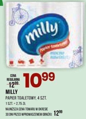 Papier toaletowy Milly, 4 szt. promocja w Drogerie Natura