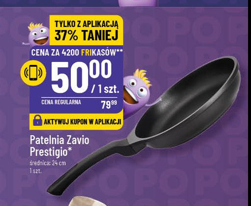 Patelnia prestigio 24 cm Zavio prestigio promocja