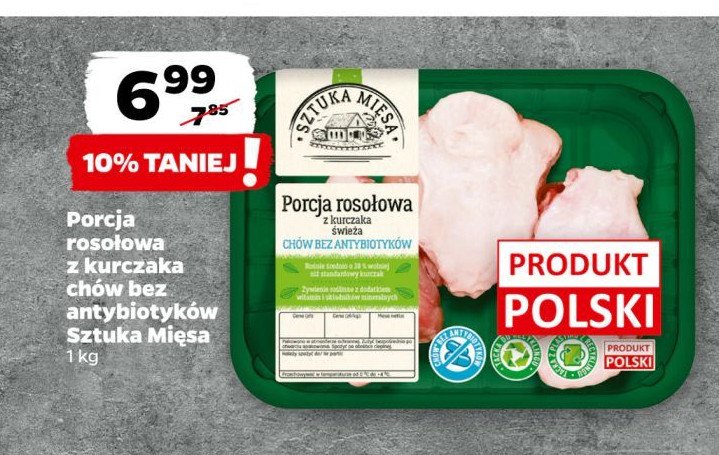 Zestaw rosołowy z kurczaka SZTUKA MIĘSA NETTO promocja