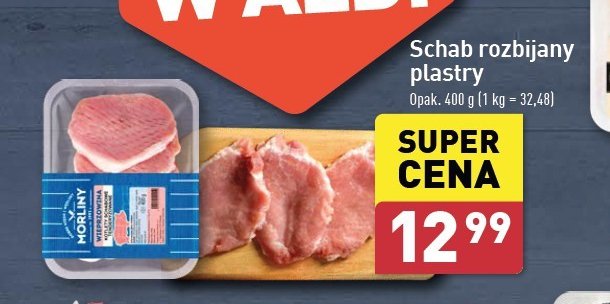 Schab rozbijany plastry Morliny promocja w Aldi