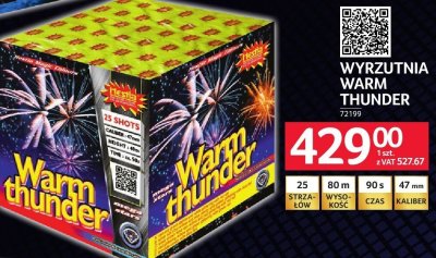 WYRZUTNIA WARM THUNDER promocja w Selgros