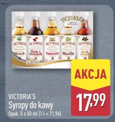 Syropy do kawy  promocja w Aldi