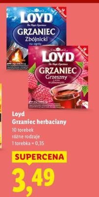 Grzaniec herbaciany Zbójnicki promocja w Lidl