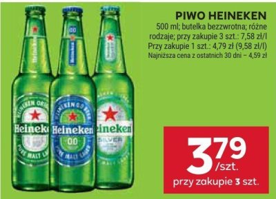 Piwo Heineken promocja w Stokrotka