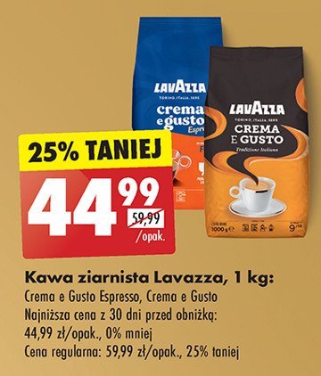 Kawa Lavazza crema & gusto promocja w Biedronka