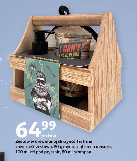 Zestaw do kąpieli w skrzyneczce TREFFINA promocja w Auchan